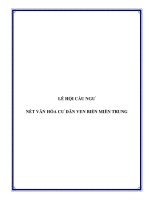 Lễ hội cầu ngư người dân ven biển miền Trung