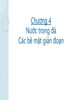 Bài giảng Cơ học đá: Nước trong đá. Các bề mặt gián đoạn - GV. Kiều Lê Thủy Chung