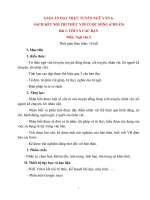 Giáo án Ngữ văn 6 trực tuyến sách kết nối tri thức với cuộc sống (kì 1 đủ 5 bài)