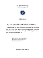 Văn phòng có tầm quan trọng như thế nào đối với hoạt động của cơ quan, doanh nghiệp phân tích những khó khăn trong quản trị hành chính văn phòng ở nhà nước ta hiện nay 