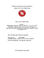 PHÉP BIỆN CHƯNG vè MAU THUẲN và vận DỤNG PHAN TÍCH MAU THUẲN BIỆN CHƯNG TRONG nèn KINH tế THỊ TRƯỜNG ĐỊNH HƯỚNG xã hội CHỦ NGHĨA ở VIỆT NAM HIỆN NAY 