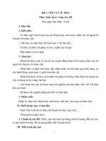 Giáo án Ngữ văn 6 trực tuyến sách kết nối tri thức với cuộc sống (kì 1 đủ 5 bài)