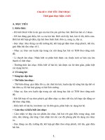 Giáo án (kế hoạch bài dạy) âm nhạc 6, sách cánh diều (cả năm) 