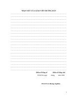 Đồ án khí thải