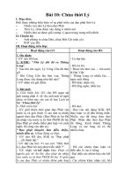 Lich su 4 Bai 10 Chua thoi Ly