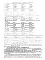 tieng anh 11 sach moi practice unit 1