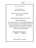 tiểu luận CCCT   môn triết học,đấu tranh ngăn ngừa, khắc phục bệnh quan liêu, tham nhũng, lãng phí trong xây dựng nhà nước pháp quyền xã hội chủ nghĩa ở việt nam – liên hệ thực tiễn tại sở tư pháp thành phố hồ chí minh