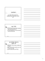 CHƯƠNG 5 hệ THỐNG TIỀN tệ QUỐC tế INTERNATIONAL MONETARY SYSTEM (IMS) 