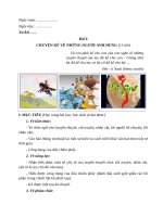 Giáo án ngữ văn 6 kì 2 bộ kết nối tri thức với cuộc sống (kì 2 chất lượng) 