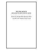 Môn kinh tế chính trị Mác - Lê nin