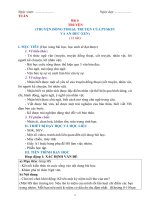 Giáo án ngữ văn 6 kì 2 sách cánh diều (chất lượng, có đổi mới kiểm tra đánh giá bảng kiểm   ) 