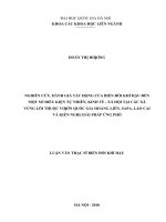 Luận văn thạc sĩ nghiên cứu hàm lượng một số kim loại nặng cu pb zn trong đất nông nghiệp do ảnh hưởng của nước tưới sông nhuệ 