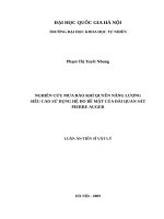 Luận văn thạc sĩ nghiên cứu mưa rào khí quyển năng lượng siêu cao sử dụng hệ đo bề mặt của đài quan sát piere auger 