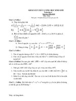 De khao sat chat luong hsg