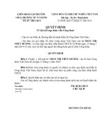 QUYET DINH CONG DOAN VIEN 2019