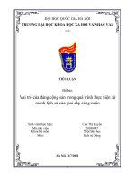 Vai trò của đảng cộng sản trong quá trình thực hiện sứ mệnh lịch sử của giai cấp công nhân 