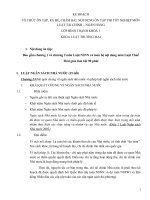 KẾ HOẠCH TỔ CHỨC ÔN TẬP, RA ĐỀ, CHẤM BÀI, NỘI DUNG ÔN TẬP THI TỐT NGHIỆP MÔN LUẬT TÀI CHÍNH – NGÂN HÀNG. KHOA LUẬT THƯƠNG MẠI