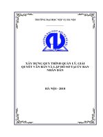 quản lý văn bản và lập hồ sơ