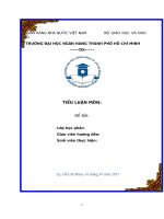 Tiểu luận quản trị nguồn nhân lực cách quản trị nhân lực trong nhà hàng, khách sạn trong sự thành công và thịnh vượng của vinpearl (tập đoàn vingroup); 