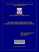 Hệ thống giám sát điều khiển thiết bị sử dụng vi điều khiển STM8S00F3P6 và sóng RF 