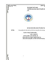 Công nghiệp hóa hiện đại hóa việt nam trong bối cảnh cách mạng công nghiệp 4 0 