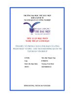 tiểu luận học phần nghệ thuật lãnh đạo đề tài  tìm hiểu về phong cách lãnh đạo của ông phạm nhật vượng   chủ tịch hội đồng quản trị tập đoàn vingroup 