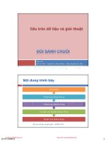 Bài giảng cấu trúc dữ liệu  giải thuật đối sách chuỗi 