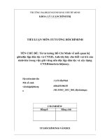 Từ tư tưởng hồ chí minh về mối quan hệ giữa độc lập dân tộc và CNXH, anhchị hãy cho biết vai trò của sinh viên trong việc giữ vững nền độc lập dân tộc và xây dựng CNXH ở nước ta hiện nay  