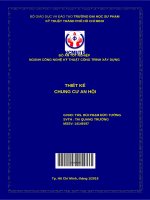 (Đồ án tốt nghiệp) thiết kế chung cư an hội 
