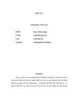 ĐÁNH GIÁ HIỆN TRẠNG QUẢN lý CHẤT THẢI NGUY hại ở VIỆT NAM 