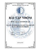 Ảnh hưởng của văn minh trung quốc đến văn hóa việt nam thời trung đại