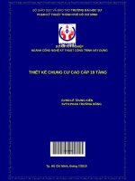 (Đồ án tốt nghiệp) thiết kế chung cư cao cấp 19 tầng 