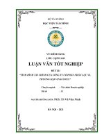 Tình hình tài chính của công ty cổ phần nhân lực và thương mại VINACONEX luận văn tốt nghiệp  chuyên ngành tài chính doanh nghiệp 