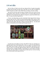 BÀI TẬP LỚN TÌM HIỂU VỀ Công ty bia Huế HUDA