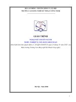 Giáo trình Ngoại ngữ chuyên ngành (Nghề: Nghiệp vụ nhà hàng khách sạn - Trung cấp): Phần 1 - Trường CĐ Nghề Kỹ thuật Công nghệ