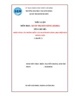 TIỂU LUẬN  PHÂN TÍCH các PHẨM CHẤT của NGƯỜI bán HÀNG (đại DIỆN bán HÀNG) GIỎI 