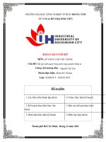 BÁO cáo CUỐI kỳ môn kỹ NĂNG làm VIỆC NHÓM chủ đề giữ gìn cảnh quan trong sạch xung quanh chúng ta 