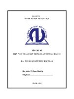 Tiểu luận: Biện pháp ngăn chặn trong Luật Tố tụng Hình sự