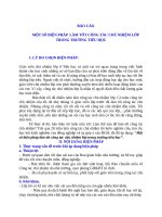 BÁO CÁO THI GIÁO VIÊN CHỦ NHIỆM GIỎI