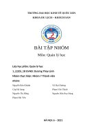 BÀI tập NHÓM môn quản lý học giới thiệu tổng quan về công ty lữ hành saigontourist chi nhánh hà nội 