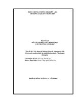 Xây dựng hệ thống giám sát mạng máy tính(Network monitoring) tại giảng đường khoa Công nghệthông tin