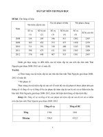 Bài tập môn tội phạm học có đáp áp