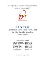 BÁO cáo NHẬP môn CÔNG NGHỆ PHẦN mềm sản phẩm thực hiện remindme 