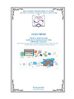 Giáo trình Thiết kế web (Nghề: Quản trị mạng máy tính - Cao đẳng) - Trường CĐ Nghề Kỹ thuật Công nghệ