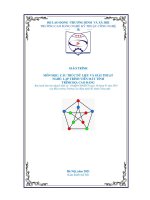 Giáo trình Cấu trúc dữ liệu và giải thuật (Nghề: Lập trình viên máy tính - Cao đẳng) - Trường CĐ Nghề Kỹ thuật Công nghệ