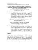 Bước đầu nghiên cứu sinh sản cá khoang cổ yên ngựa amphiprion polymnus (linne, 1758) trong điều kiện nuôi nhốt ở Bảo tàng Hải Dương Học