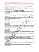 LÝ LUẬN NHÀ NƯỚC VÀ PHÁP LUẬT - NHẬN ĐỊNH ĐÚNG SAI CÓ GIẢI THÍCH - ANH NGỮ CUC CU-