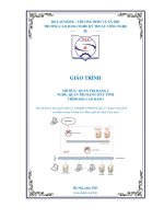 Giáo trình Quản trị mạng 2 (Nghề: Quản trị mạng máy tính - Cao đẳng): Phần 1 - Trường CĐ Nghề Kỹ thuật Công nghệ