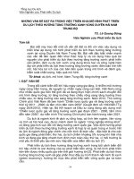 Những vấn đề đặt ra trong việc triển khai mô hình phát triển du lịch theo hướng tăng trưởng xanh vùng duyên hải Nam Trung Bộ