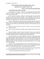 Tiêu chí hoạt động kinh doanh du lịch chăm sóc sức khỏe ở Việt Nam